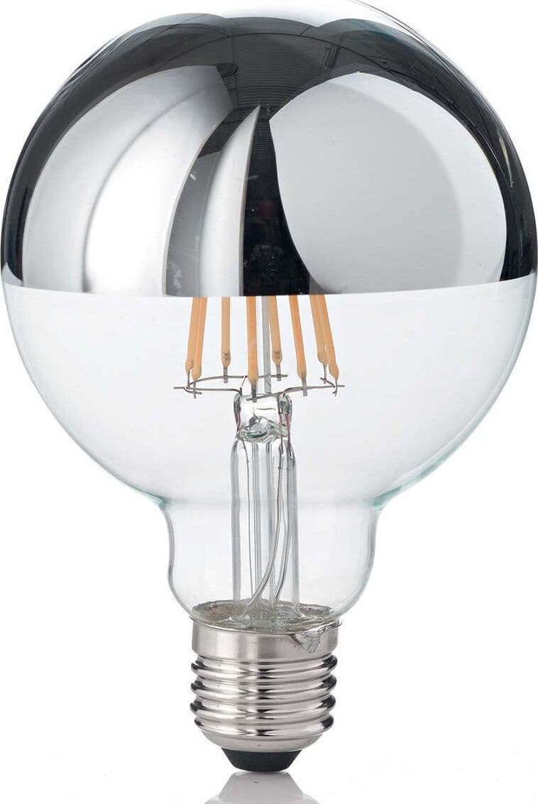 Lampadina-Ideal-Lux-CLASSIC-135526-LED-E27-GLOBO-D095-9W-3000K-cri80-cromo