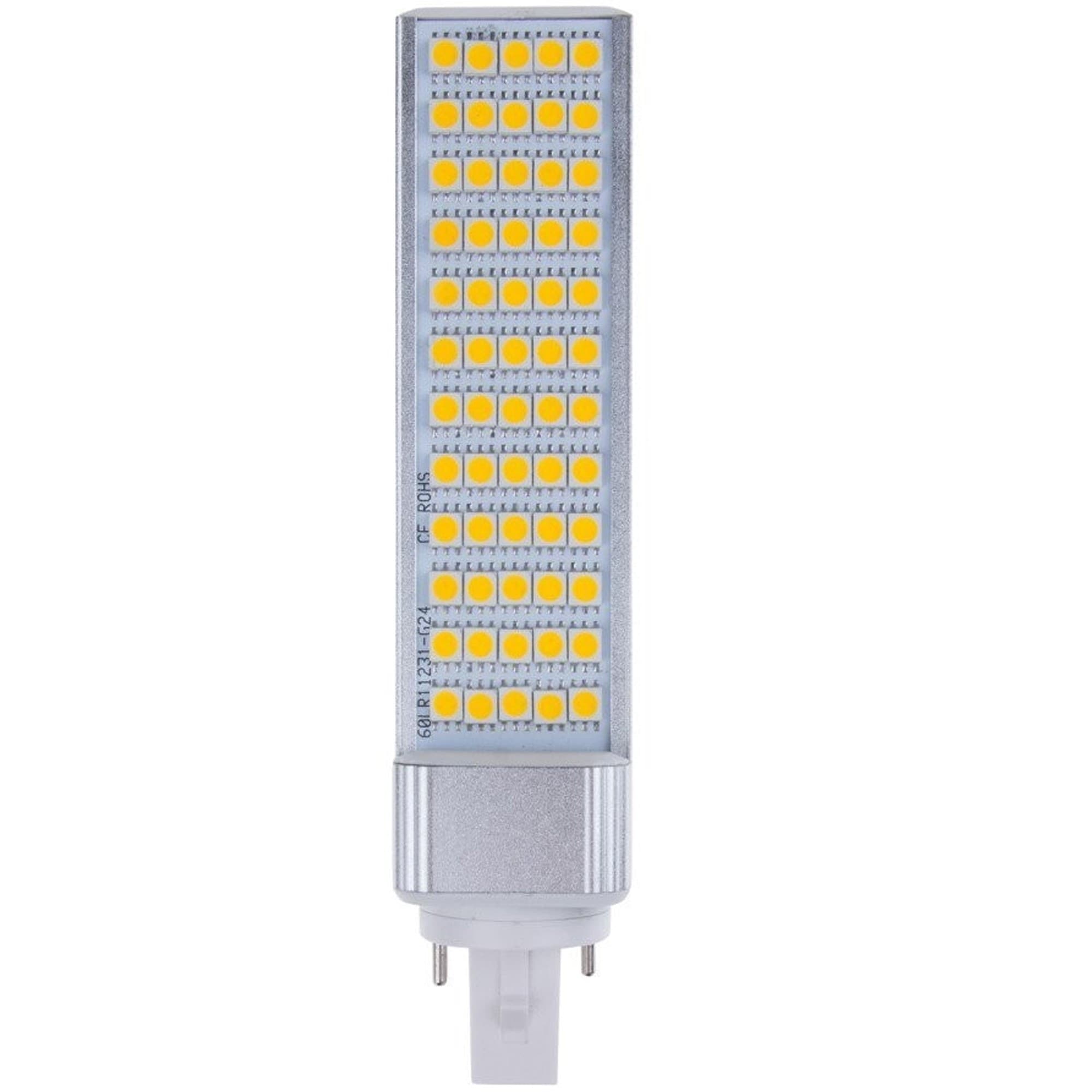 Lampadina Lampada Faretto G24 PL 15W 220V 60 Led Luce Bianco Freddo Caldo