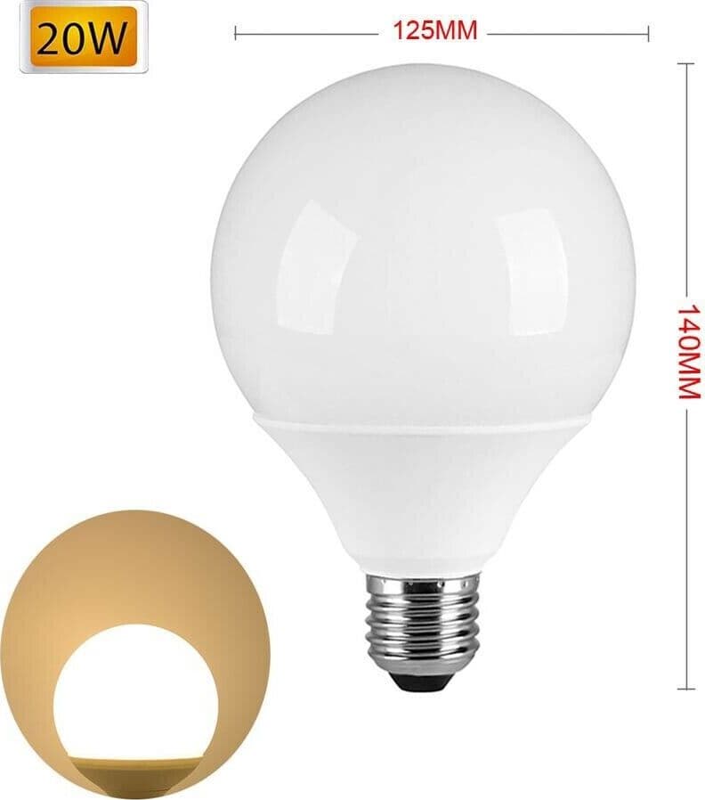 Lampadina-Led-20-W-Lampada-Globo-Sfera-Luce-Naturale-E27-G125-Universo