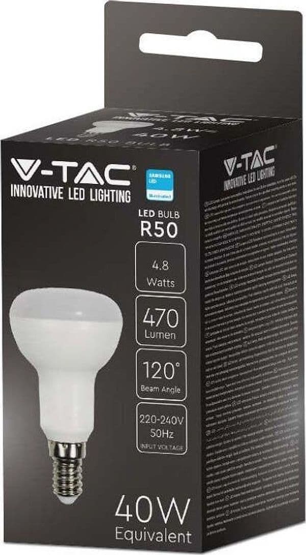 LAMPADINA LED E14 4.8W REFLECTOR R50 SMD CHIP SAMSUNG Illuminazione/Illuminazione per interni/Luci da incasso Zencoccostore - Formia, Commerciovirtuoso.it