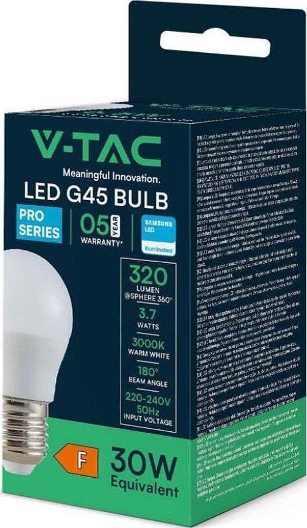 LAMPADINA LED E27 3.7W BULB G45 MINIGLOBO SMD CHIP SAMSUNG - SKU 8045 / 8046 / 8047 Illuminazione/Lampadine/Lampadine a LED Zencoccostore - Formia, Commerciovirtuoso.it