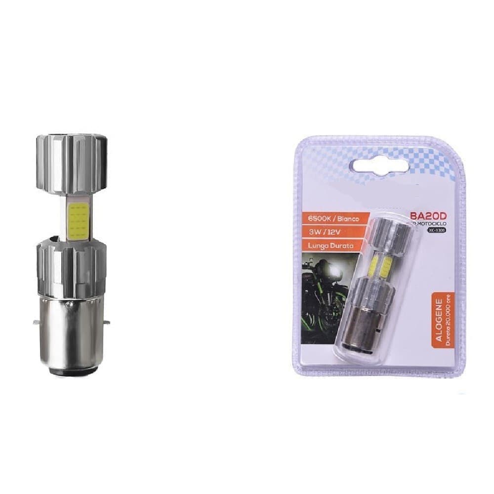 Lampadina Per Motociclo Ba20d Alogena Luce Bianca 6500k 3w Lunga Durata Xc-1308 Auto e Moto > Moto > Illuminazione e Elettronica Trade Shop italia - Napoli, Commerciovirtuoso.it