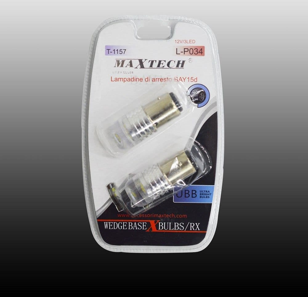 Lampadine Di Arresto Bay15d 12v / 3led Lampadine Ultra Luminose Maxtech L-p034 Auto e Moto/Parti per auto/Luci lampadine e indicatori/Lampadine/Lampadine per esterno Trade Shop italia - Napoli, Commerciovirtuoso.it