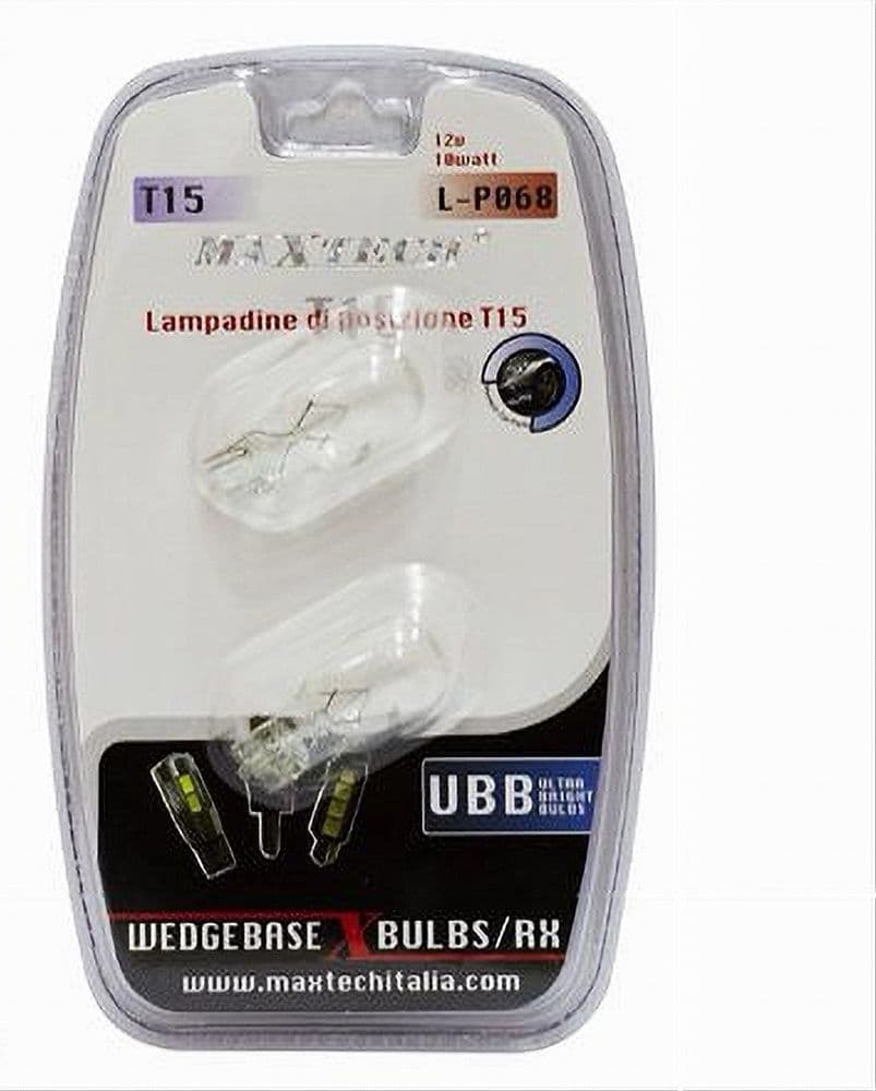 Lampadine Di Posizione 12 V 10 Watt T15 Maxtech L-p068 Lampadine Ultra Luminose Auto e Moto/Parti per auto/Luci lampadine e indicatori/Blocchi illuminazione e componenti/Luci laterali Trade Shop italia - Napoli, Commerciovirtuoso.it