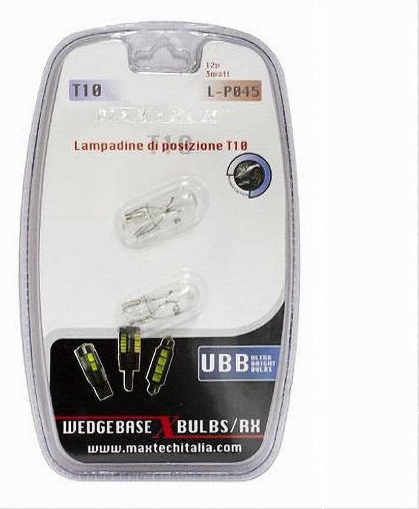 Lampadine Di Posizione T10 Maxtech L-p045 12v - 3w Lampadine Ultra Luminose Auto e Moto/Parti per auto/Luci lampadine e indicatori/Lampadine/Lampadine per esterno Trade Shop italia - Napoli, Commerciovirtuoso.it