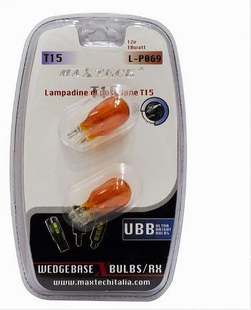Lampadine Di Posizione T15 Maxtech L-p069 12volt 10watt Lampadine Ultra Luminose Auto e Moto/Parti per auto/Luci lampadine e indicatori/Lampadine/Lampadine per esterno Trade Shop italia - Napoli, Commerciovirtuoso.it