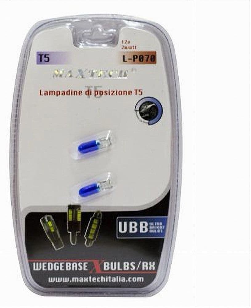 Lampadine Di Posizione T5 L-p070 12 Volt 2 Watt 6000k Luce Bianca Fredda Maxtech Auto e Moto/Parti per auto/Luci lampadine e indicatori/Lampadine/Lampadine per esterno Trade Shop italia - Napoli, Commerciovirtuoso.it