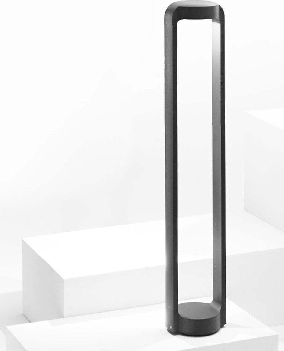 Lampioncino-alluminio-policarbonato-Gea-Led-EURUS-GES452-LED-H80-lampada-terra-grigio-antracite-IP65
