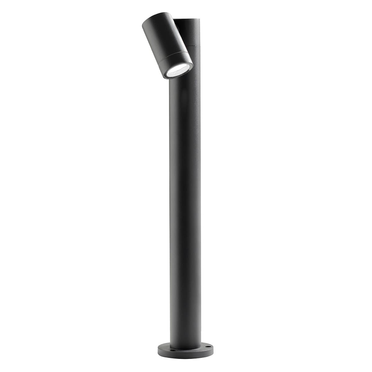 Lampioncino-esterno-Gea-Led-GES1121-70H-GU10-LED-antracite-lampada-terra-spot-orientabile-moderna-alluminio