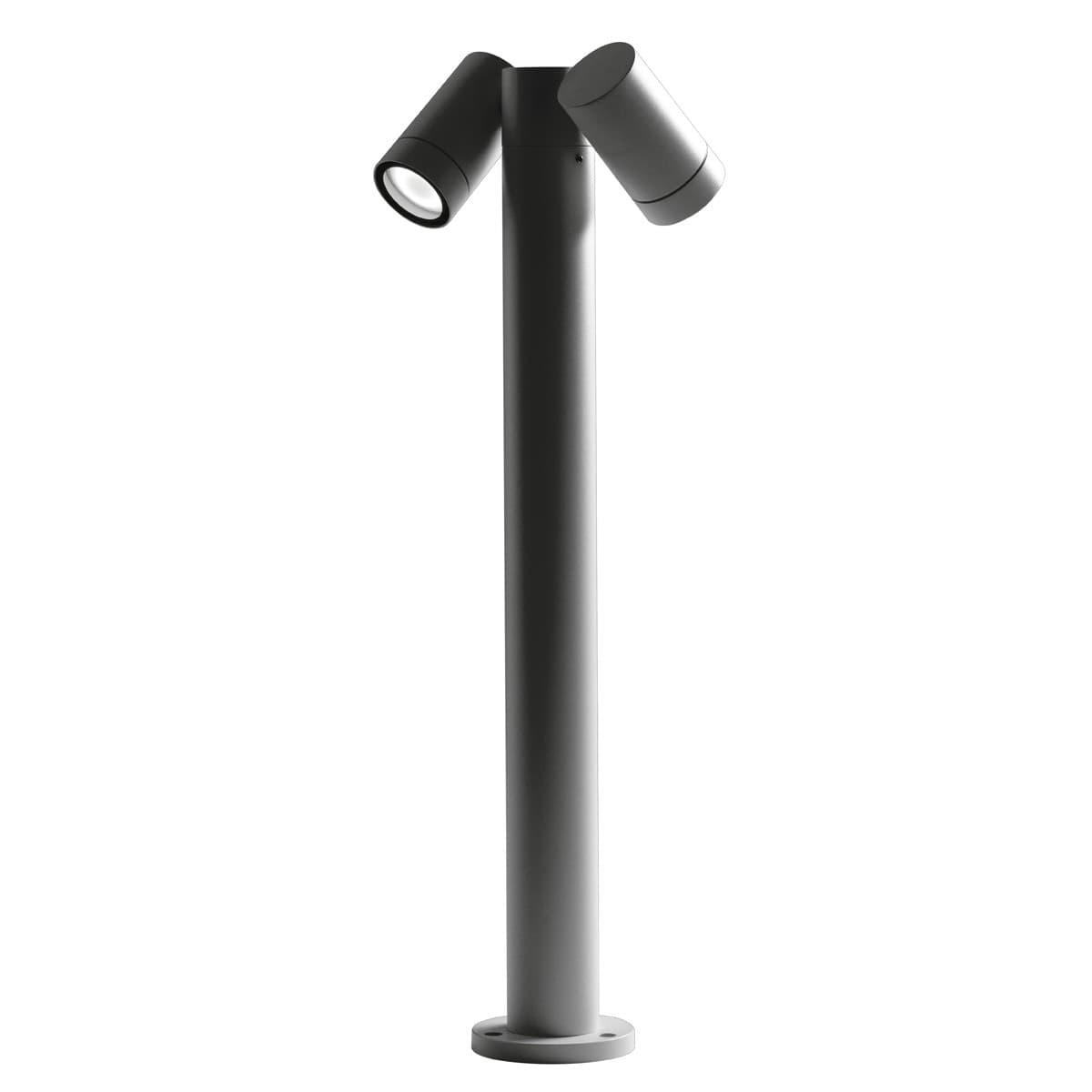 Lampioncino-esterno-Gea-Led-GES1123-70H-GU10-LED-antracite-lampada-terra-spot-orientabile-moderna-alluminio