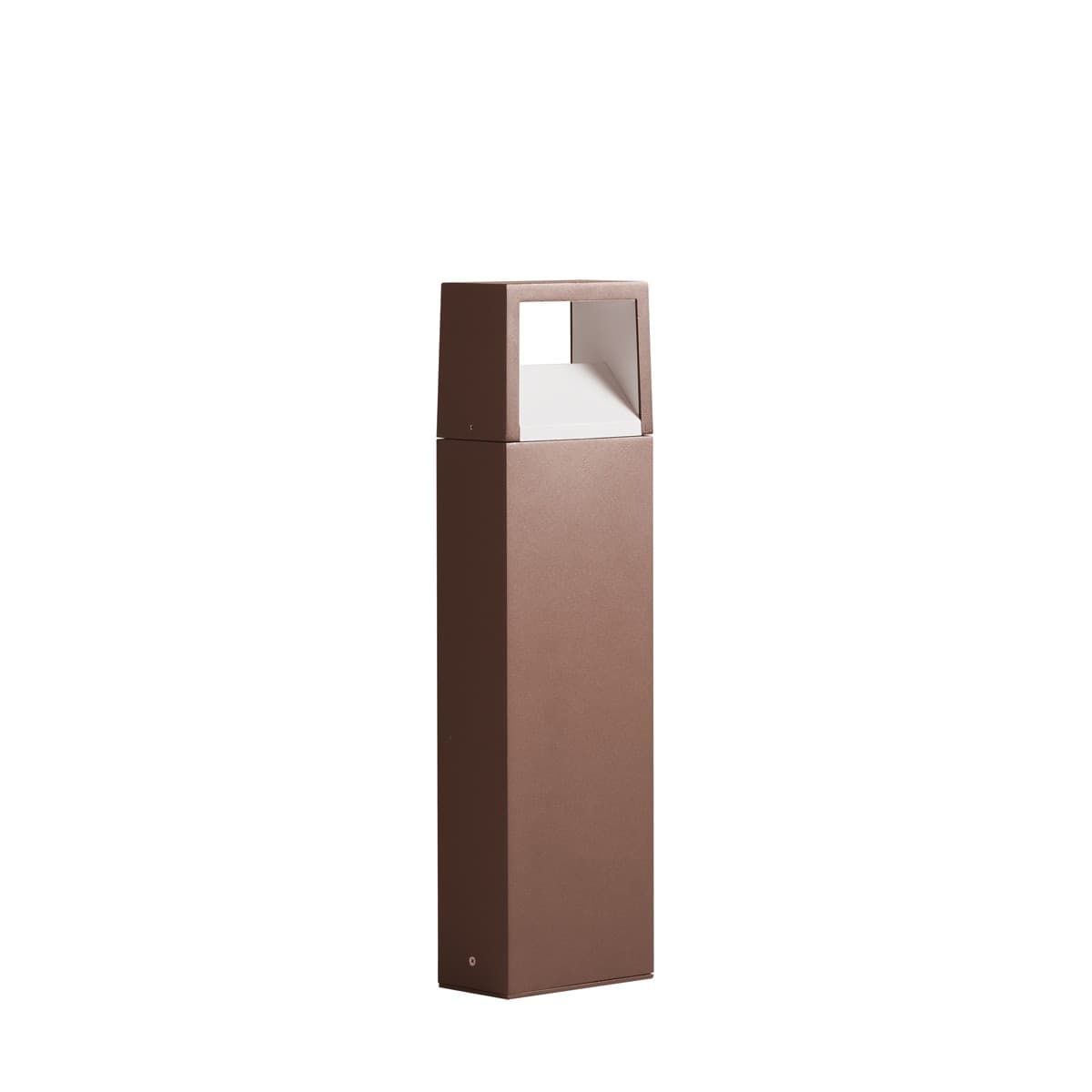 Lampioncino-esterno-Gea-Led-GES1161-50H-LED-CCT-marrone-lampada-terra-classico-alluminio