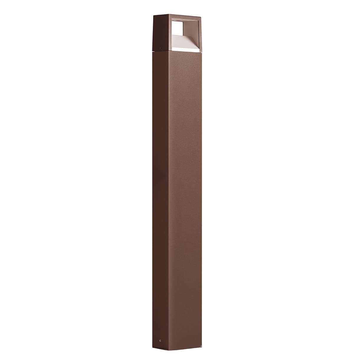 Lampioncino-esterno-Gea-Led-GES1162-100H-LED-marrone-lampada-terra-classica-alluminio