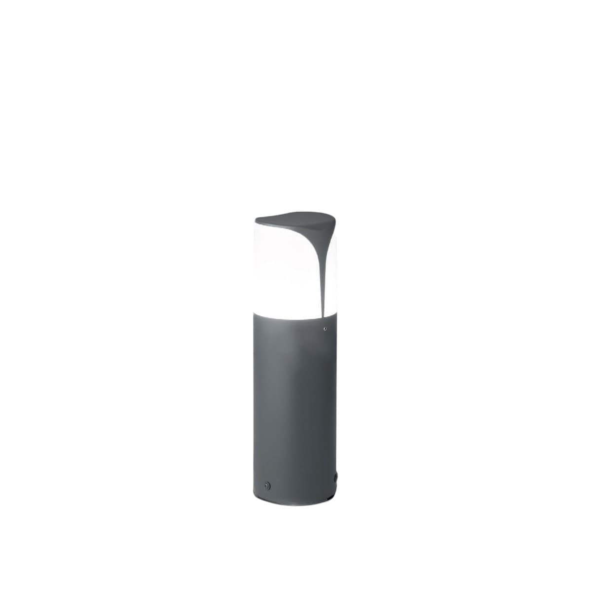 Lampioncino-esterno-Gea-Led-STELE-GES730-E27-LED-IP44-H30-alluminio-antracite-lampada-terra-moderna-segnapasso