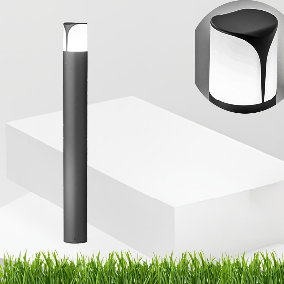 Lampioncino-esterno-Gea-Led-STELE-GES732-E27-LED-IP44-H80-alluminio-antracite-lampada-terra-moderna-esterno