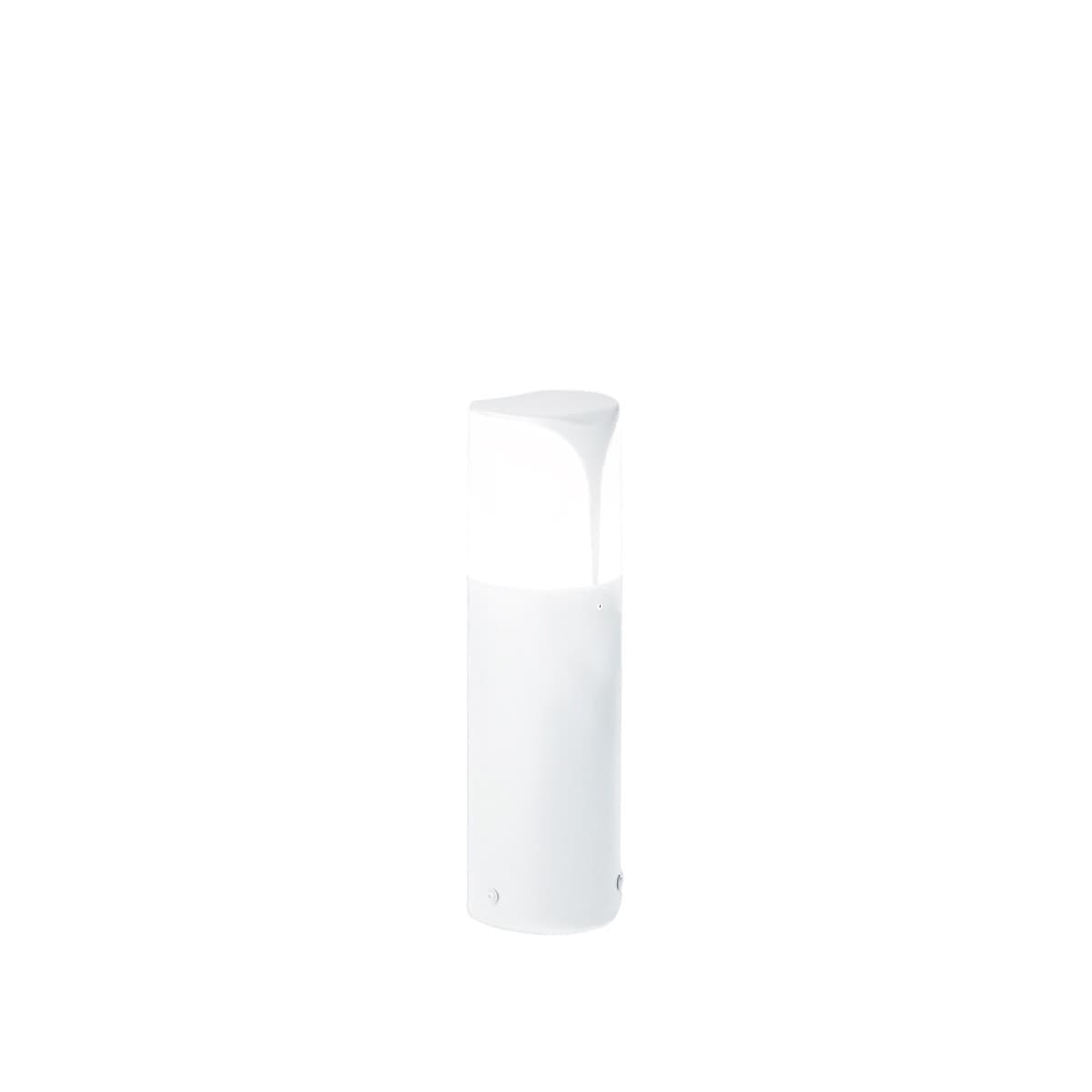 Lampioncino-Gea-Led-STELE-GES710-E27-LED-IP44-H30-alluminio-bianco-lampada-terra-moderna-segnapasso-esterno