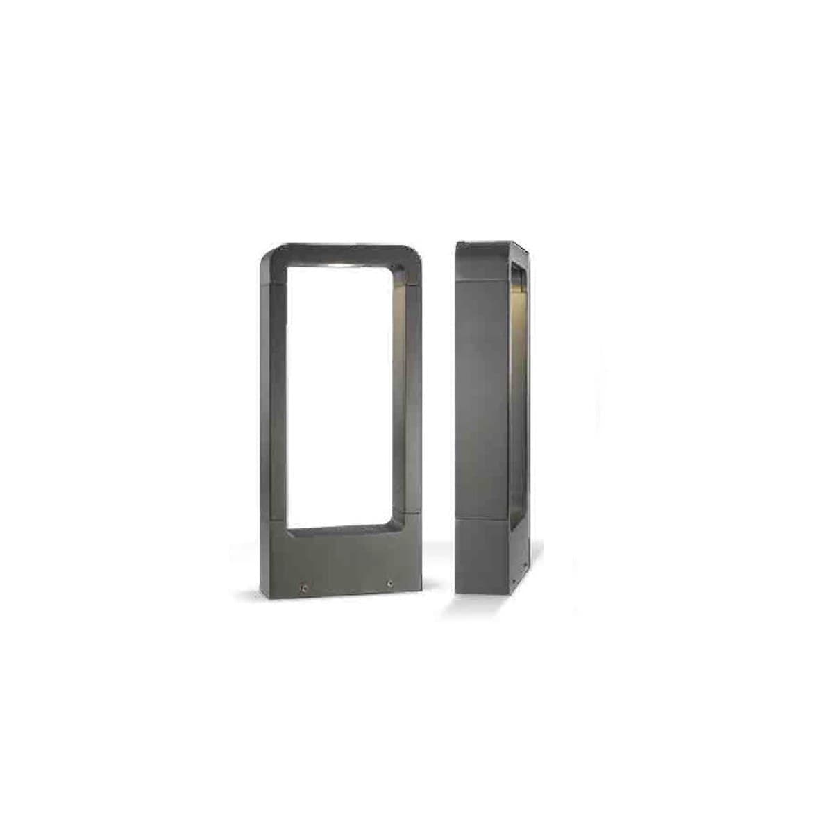 Lampioncino-palo-moderno-Pan-international-GARD-EST285-EST287-LED-alluminio-lampada-terra