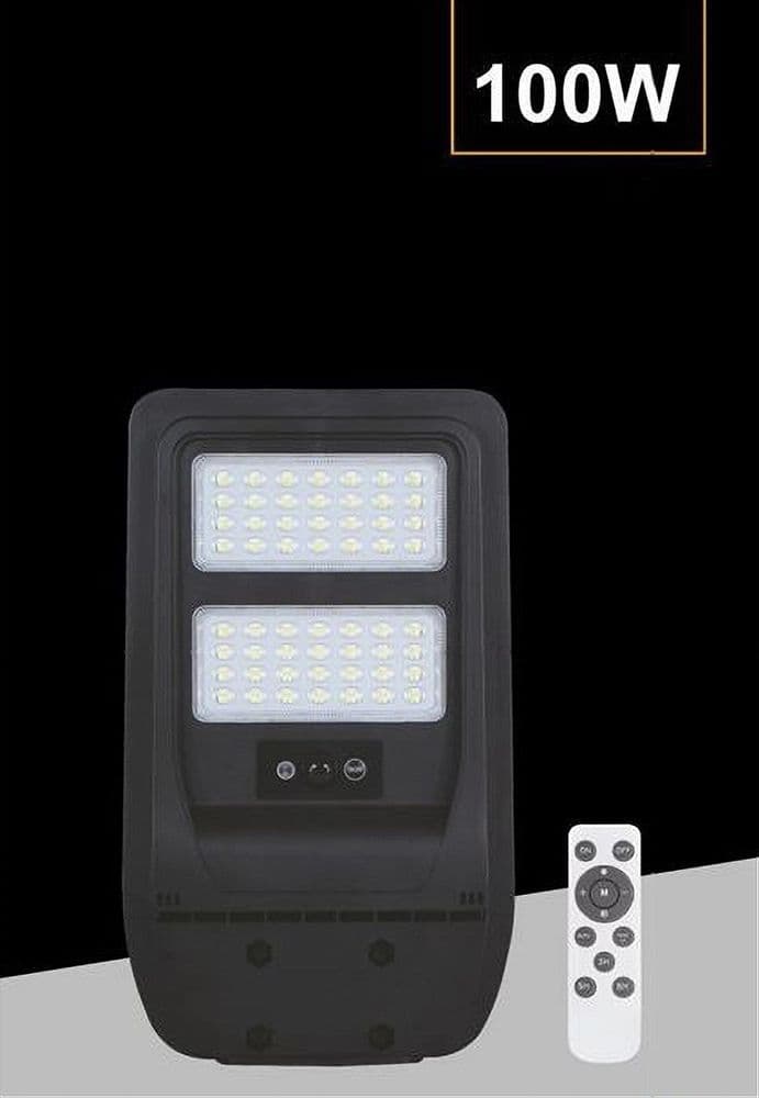 LAMPIONE FARETTO SOLARE 100W CON SENSORE CREPUSCOLARE LUCE NATURALE 4000K TR-100W in Lampade da parete Trade Shop italia - Napoli, commercioVirtuoso.it