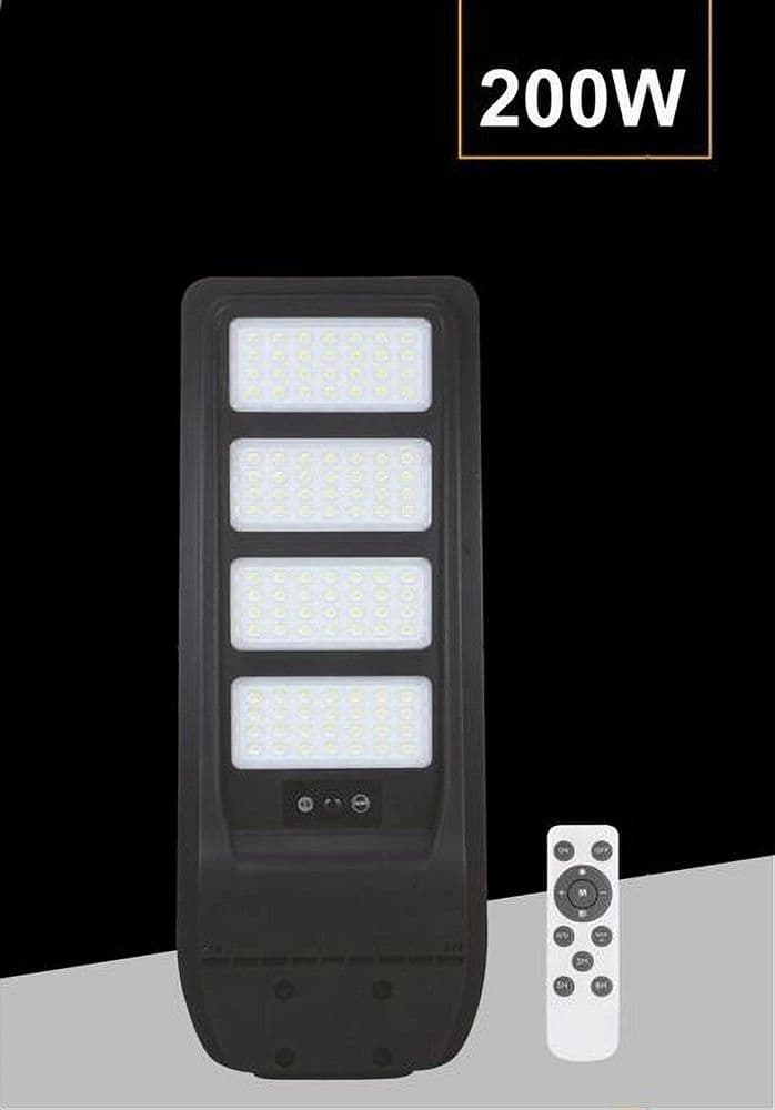 LAMPIONE FARETTO SOLARE 200W CON SENSORE CREPUSCOLARE LUCE NATURALE 4000K TR-200W in Lampade da parete Trade Shop italia - Napoli, commercioVirtuoso.it