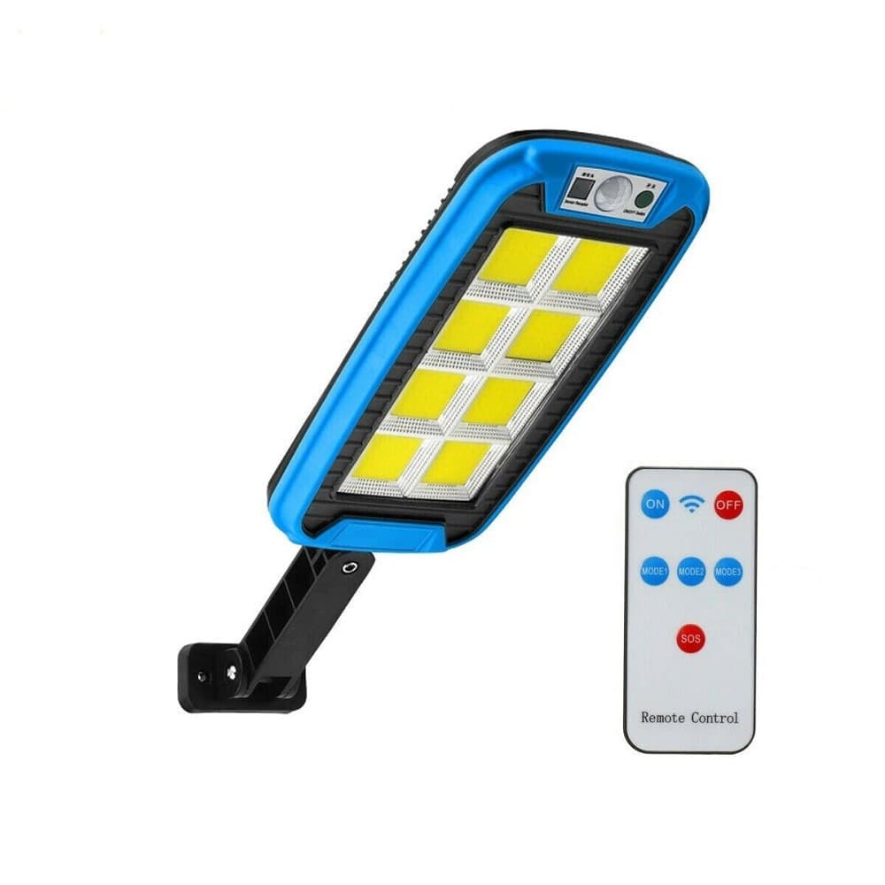 Lampione Faro Stradale Ad Energia Solare Telecomando Faretto 240 Led Cob 8019b Illuminazione/Illuminazione per esterni/Lampioni Trade Shop italia - Napoli, Commerciovirtuoso.it