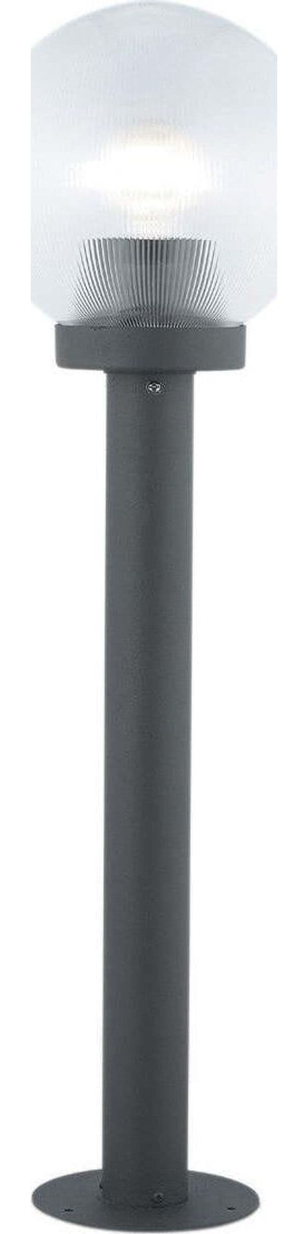Lampione Globo W.60 A Pavimento Cm. 70 Lampione da Giardino Lampada da terra verticale Globo Nera Giardino e giardinaggio/Decorazioni per il giardino/Illuminazione/Lampioni Ferus - Montoro, Commerciovirtuoso.it