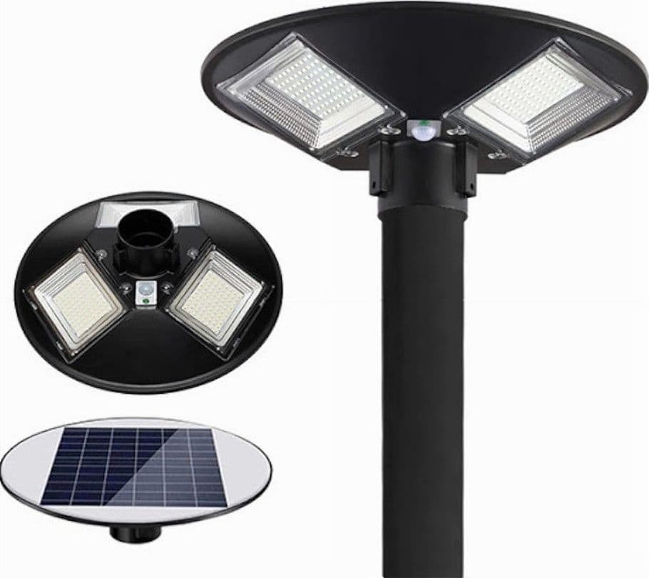LAMPIONE LED CON PANNELLO SOLARE SENSORE DI MOVIMENTO IP65 170 W LT112-200-7000K in Lampioni Trade Shop italia - Napoli, commercioVirtuoso.it