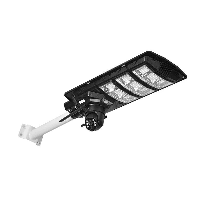 Lampione-solare-integrato-300W-COMPLETO-ALL-IN-ONE-con-telecamera-HD-4G-PTZ-Ai-4mp-V380-Pro