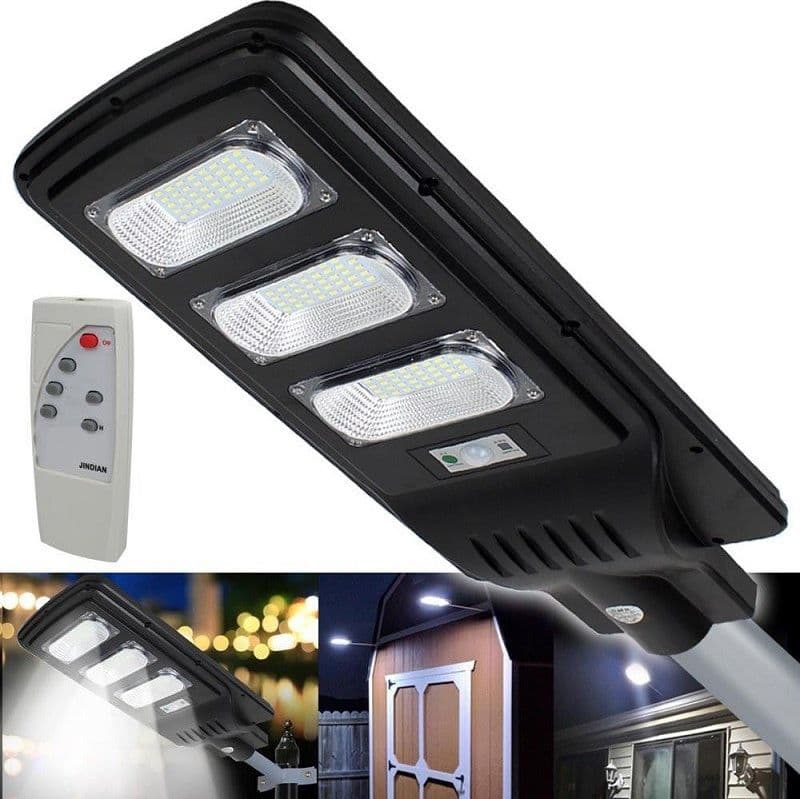 LAMPIONE STRADALE 90LED 90W PANNELLO FOTOVOLTAICO ENERGIA SOLARE ESTERNO IP65 Trade Shop italia - Napoli, Commerciovirtuoso.it
