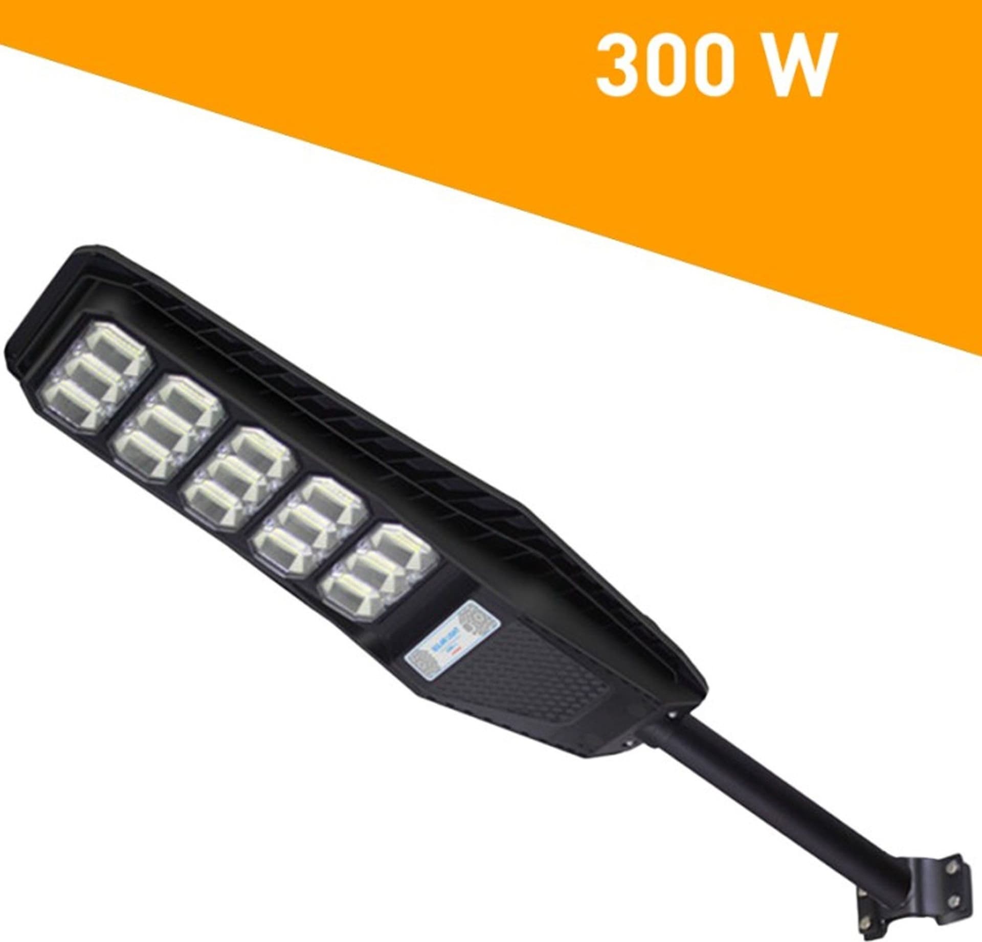 Lampione Stradale Luce Energia Solare Led 300watt Sensore Pir Staffa Telecomando Illuminazione/Illuminazione per esterni/Lampioni Trade Shop italia - Napoli, Commerciovirtuoso.it