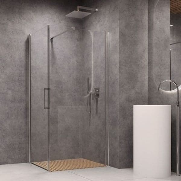 Lato-Fisso-per-Porta-Battente-Briar-6-Millimetri-Chrome-per-Box-Doccia
