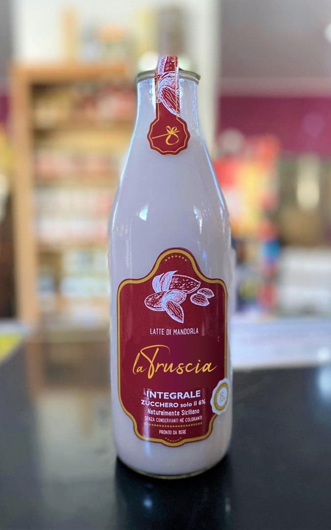 Latte di Mandorla Integrale - Light in Mandorla La Truscia Tipico Siciliano - Messina, commercioVirtuoso.it