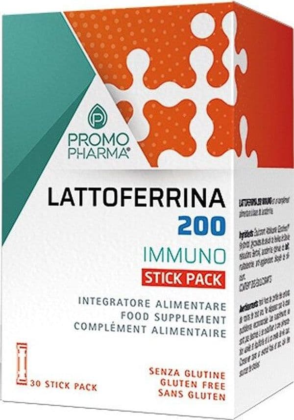 Lattoferrina-200-immuno-30-stick-da-1-gr-PromoPharma-Integratore-Alimentare
