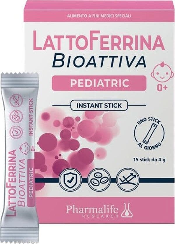 Lattoferrina-Bioattiva-Pediatric-integratore-alimentare-15-stick-Pharmalife