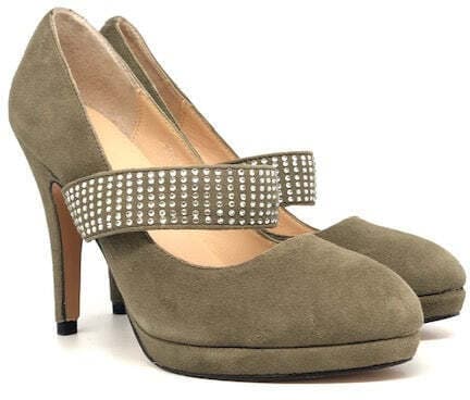 LAURA BIAGIOTTI Decollete alto in pelle scamosciata taupe in Scarpe col tacco Calzature Durello - Agna, commercioVirtuoso.it
