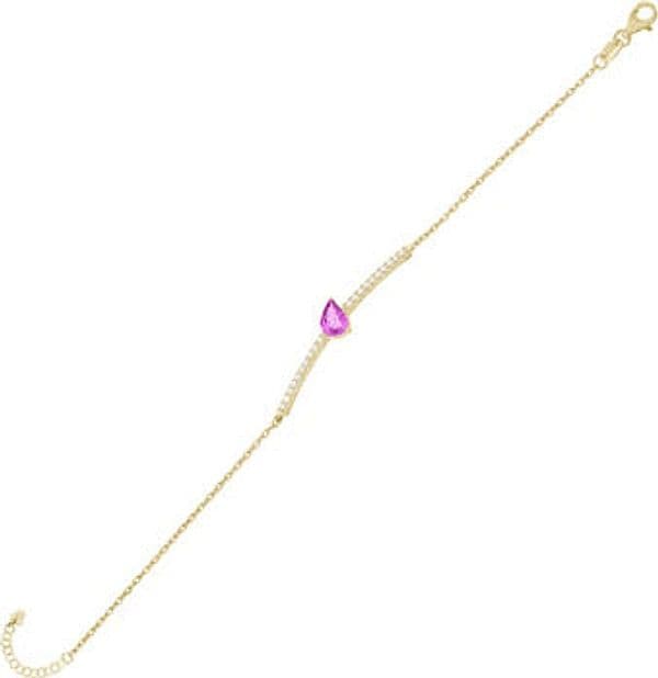 Laura-P.---BRACCIALE-CON-PIETRA-FUCSIA-TAGLIO-GOCCIA