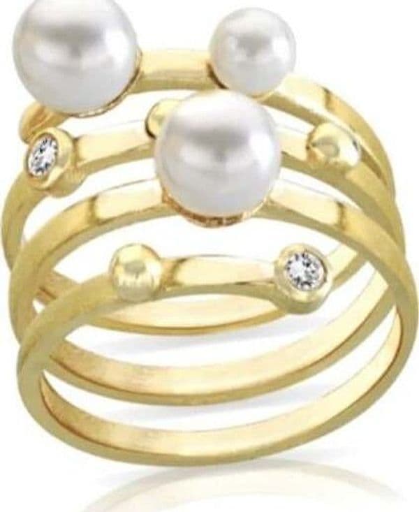 LAUREN-P.-Anello-Donna-FASCIA-CON-PERLE-Laura-P.