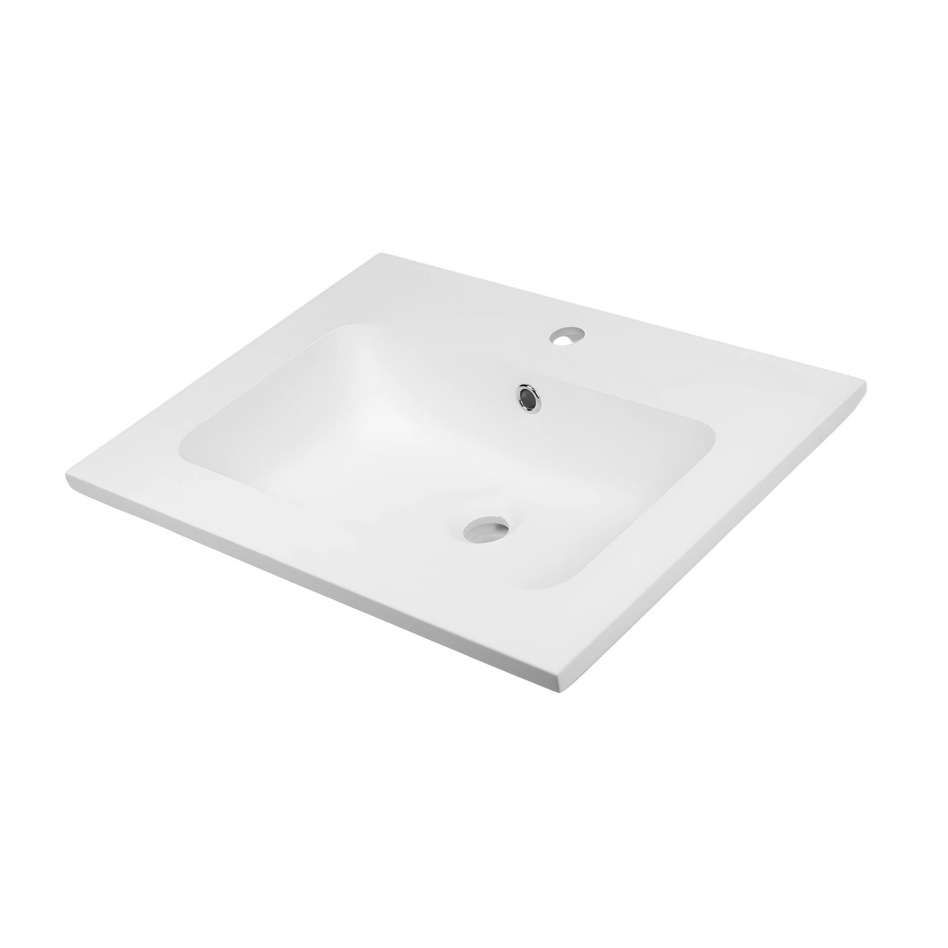 Lavabo ad Incasso Mineral Marmo Colore Bianco Opaco Mobile composizione bagno Fai da te/Attrezzature per cucine e bagni/Attrezzature per bagni/Lavandini bagno/Incassato Ogomondo - Martina Franca, Commerciovirtuoso.it