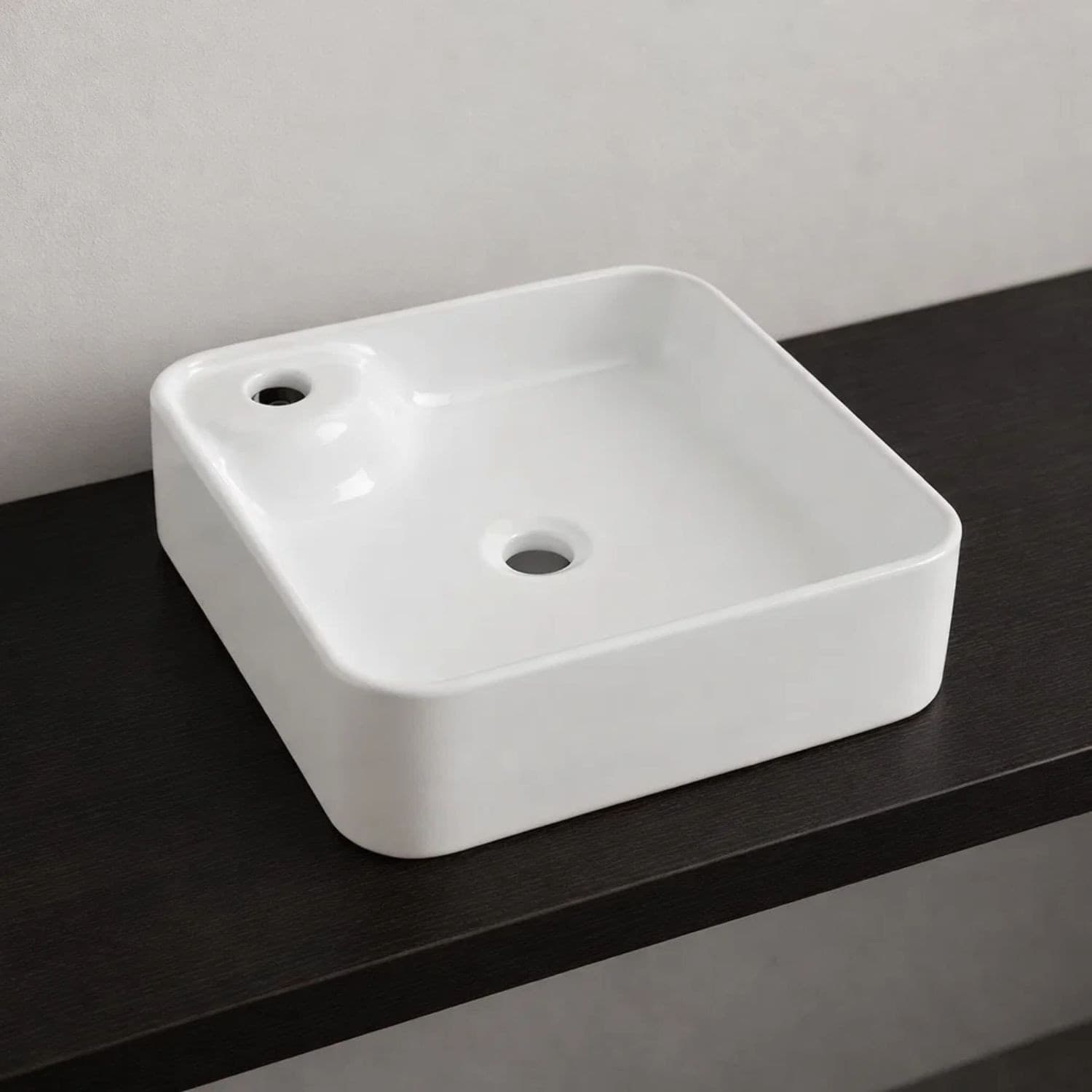 Lavabo Da Appoggio Ceramica Bianco Quadrato Lavandino Lavello Arredo 43x43x12 Cm Fai da te/Attrezzature per cucine e bagni/Attrezzature per bagni/Lavandini bagno/Lavabi Ogomondo - Martina Franca, Commerciovirtuoso.it