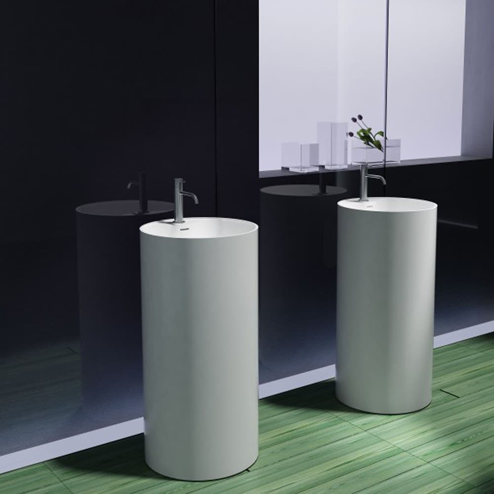 Lavabo-Freestanding-in-Resina-Bianca-Stone