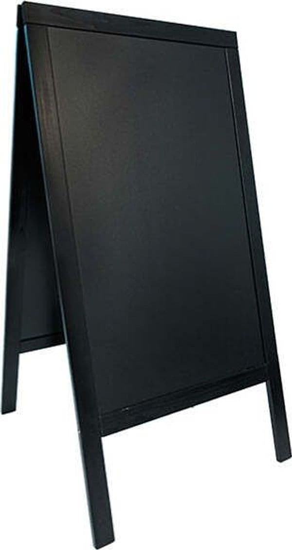 Lavagna a cavalletto - nero - 54 5x85x44 cm - Securit Cancelleria e prodotti per ufficio/Archivio ufficio e accessori per scrivania/Lavagne e bacheche/Lavagne Eurocartuccia - Pavullo, Commerciovirtuoso.it