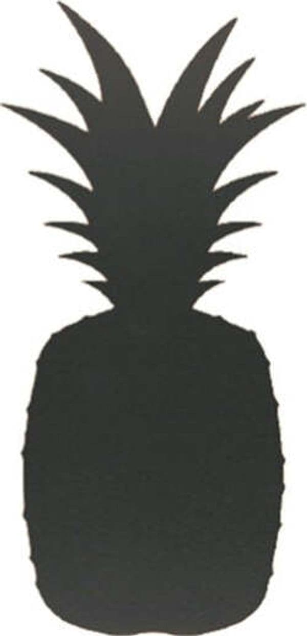 Lavagna da parete Silhouette - 49 3x23 6 cm - forma ananas - Securit Cancelleria e prodotti per ufficio/Archivio ufficio e accessori per scrivania/Lavagne e bacheche/Lavagne Eurocartuccia - Pavullo, Commerciovirtuoso.it