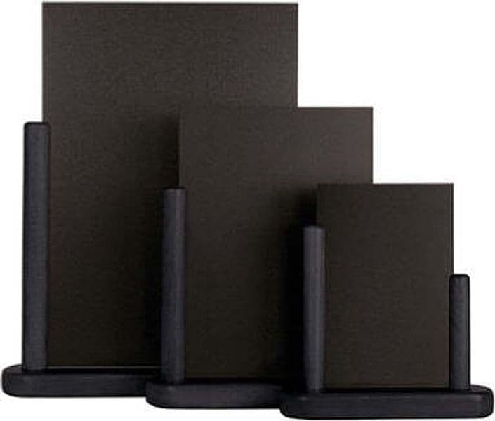 Lavagna da tavolo Elegant - A4 - 27 5x32x7 cm - nero - Securit Cancelleria e prodotti per ufficio/Archivio ufficio e accessori per scrivania/Lavagne e bacheche/Lavagne Eurocartuccia - Pavullo, Commerciovirtuoso.it