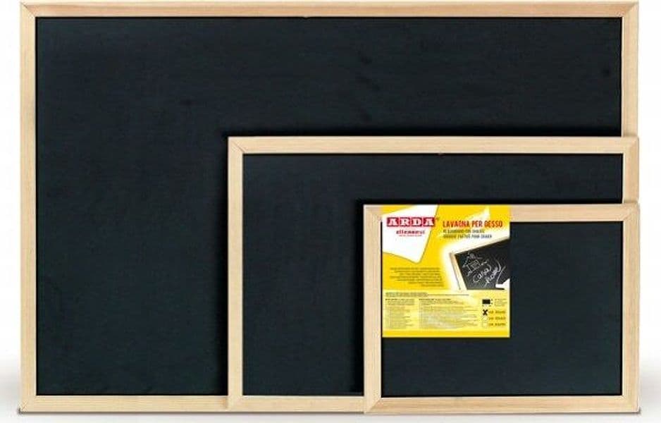 Lavagna in ardesia artificiale - 30x40 cm - monofacciale - Arda Cancelleria e prodotti per ufficio/Archivio ufficio e accessori per scrivania/Lavagne e bacheche/Lavagne Eurocartuccia - Pavullo, Commerciovirtuoso.it