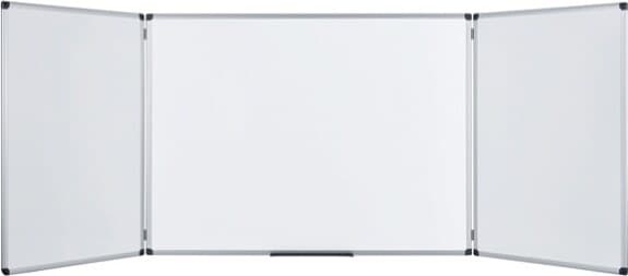Lavagna magnetica Maya Trio - 90x240 cm (aperta) - bianco - Bi-Office Cancelleria e prodotti per ufficio/Archivio ufficio e accessori per scrivania/Lavagne e bacheche/Lavagne Eurocartuccia - Pavullo, Commerciovirtuoso.it