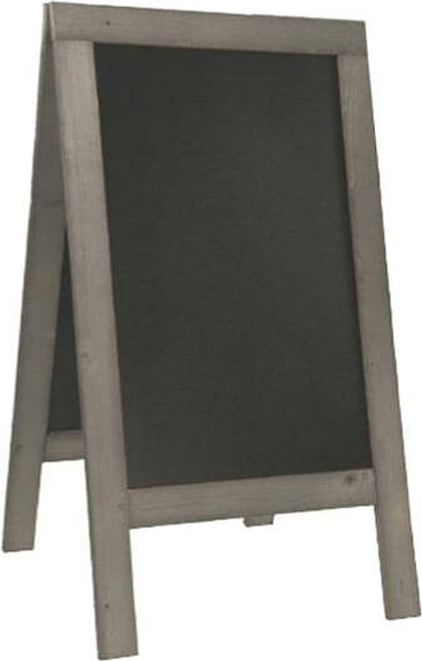 Lavagna Sandwich Nature - legno grigio - 131x72 7x72 cm - Securit Cancelleria e prodotti per ufficio/Archivio ufficio e accessori per scrivania/Lavagne e bacheche/Lavagne Eurocartuccia - Pavullo, Commerciovirtuoso.it