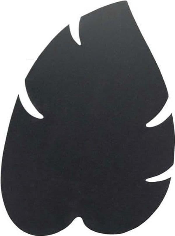 Lavagna Silhouette da parete - 43 8x29 6 cm - forma foglia - nero - Securit Cancelleria e prodotti per ufficio/Archivio ufficio e accessori per scrivania/Lavagne e bacheche/Lavagne Eurocartuccia - Pavullo, Commerciovirtuoso.it
