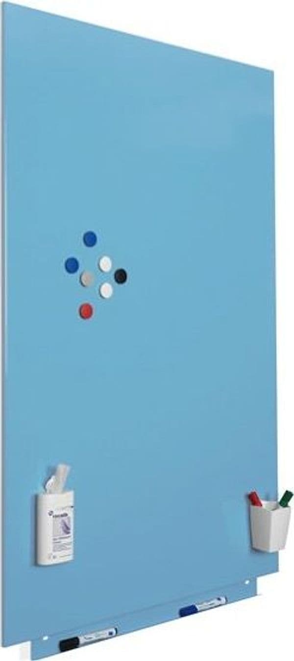 Lavagne magnetiche senza bordi - 75x115cm - azzurro - Cep Cancelleria e prodotti per ufficio/Archivio ufficio e accessori per scrivania/Lavagne e bacheche/Lavagne Eurocartuccia - Pavullo, Commerciovirtuoso.it
