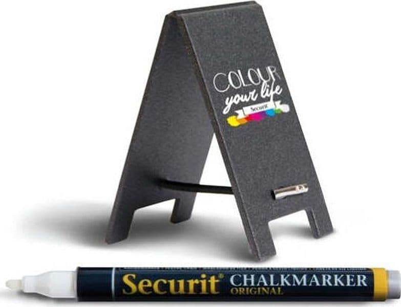 Lavagnette segnaposto - 8 5 x 5 cm - Securit - set 5 pezzi Cancelleria e prodotti per ufficio/Archivio ufficio e accessori per scrivania/Lavagne e bacheche/Lavagne Eurocartuccia - Pavullo, Commerciovirtuoso.it