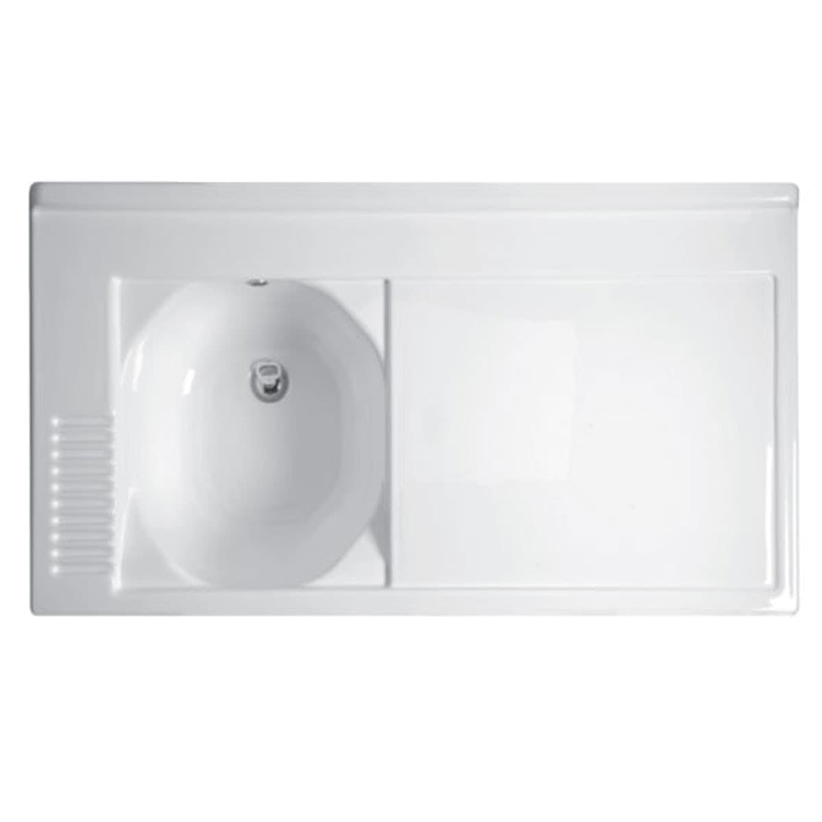 Lavatoio-Colavene-Active-Wash-Statico-Vasca-a-Sinistra-130X65-Con-Cestello-e-Tavola-Lavapanni-In-Legno