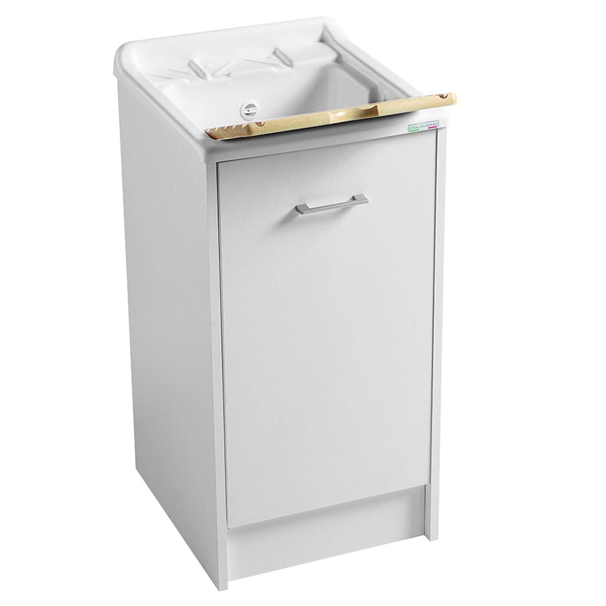 Lavatoio-Colavene-Domestica-45x50-Bianco-Con-Apertura-a-Sinistra