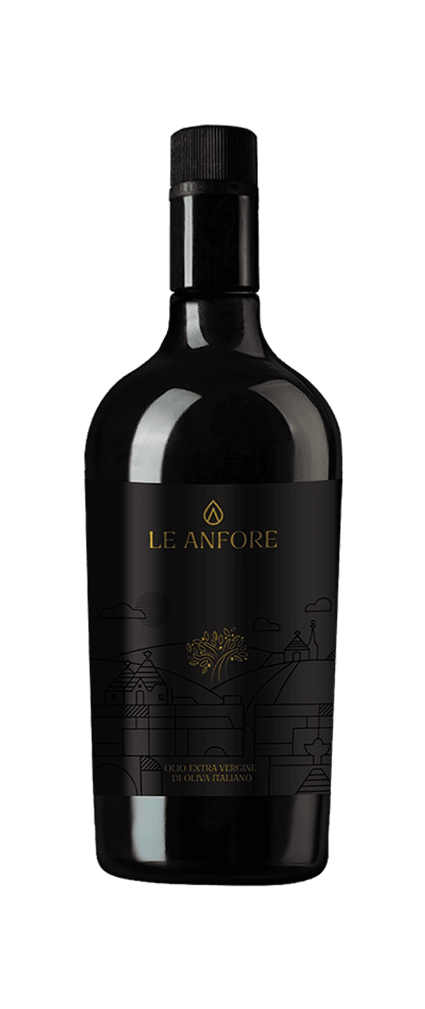 Le Anfore - Olio Extravergine di Oliva Italiano da 250ml – 12 pezzi – elegante